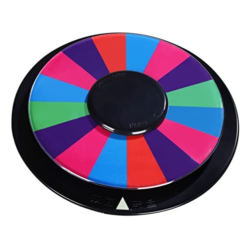 FRCOLOR Doppeltes Felder Drehbares Preisrad für Partys Ktv Bar und Veranstaltungen Spaßiges Roulette für Spiele und Verlosungen von FRCOLOR