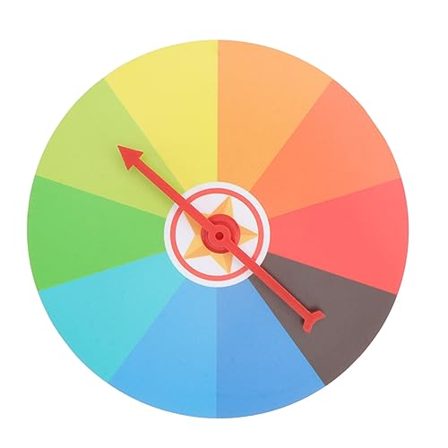 FRCOLOR Drehbares Lernspielzeug für Kleines und Preisrad Kreatives DIY Drehspiel Fördert Hand Auge Koordination und Kreativität von FRCOLOR