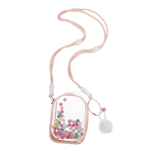 FRCOLOR Durchsichtige Puppen Aufbewahrungstasche mit Schulterriemen und Pompons Staubdicht Wasserfest Kompakte Tragetasche für Kleine Figuren als Organizer für Sammler Unterwegs FRCOLOR Durchsichtige Puppen Aufbewahrungstasche mit Schulterriemen und Pompons Staubdicht Wasserfest Kompakte Tragetasche für Kleine Figuren als Organizer für Sammler Unterwegs von FRCOLOR