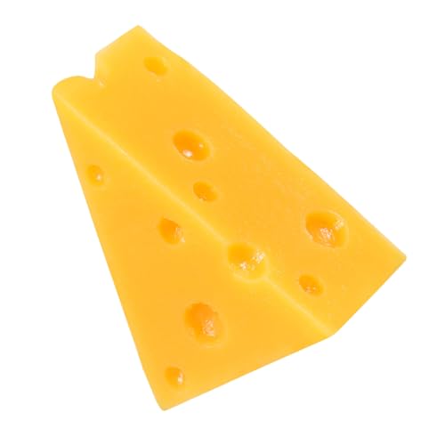 FRCOLOR Echt Wirkendes Käse Dekorationsmodell Realistische Simulation für Fotografie und DIY Projekte für Dessert Dekorationen Restaurant und Kuchenschaufenster Langlebig und Vielseitig von FRCOLOR