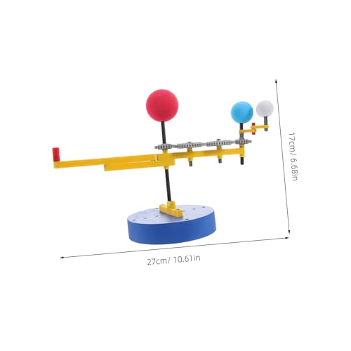 FRCOLOR Educational Sun Earth Moon Model DIY Science Kit für Wissenschaftliches Lernspielzeug für Grundschule Unterstützt Aufbau Astronomieverständnis Praktische Experimente von FRCOLOR