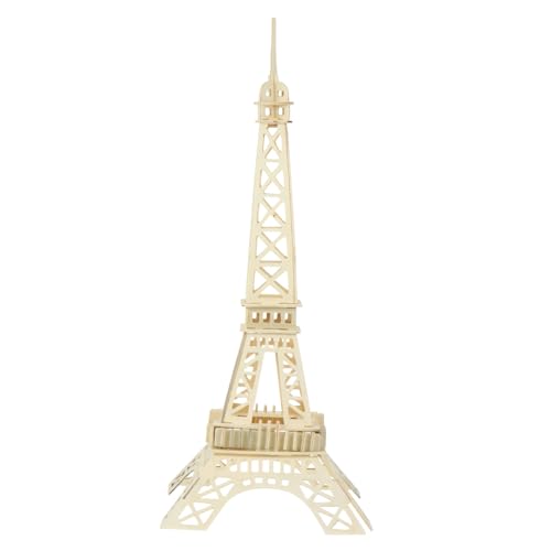 FRCOLOR Eiffelturm Holzpuzzle DIY Bausatz Pädagogisches Handwerksmodell Ab Jahren Kreatives Holzspielzeug Geduld Vorstellungskraft und Praktischen Fähigkeiten von FRCOLOR
