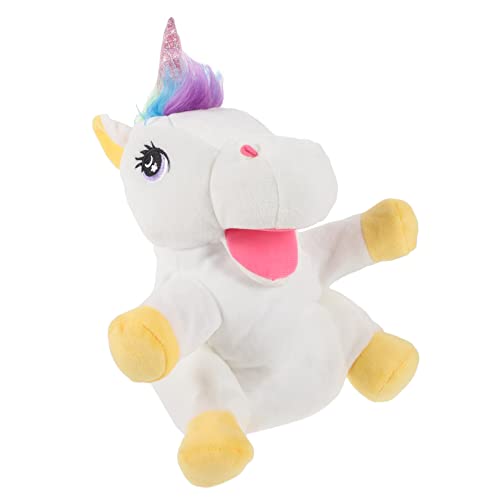 FRCOLOR Einhorn Handpuppe aus Plüsch Lebensnahe Handspielzeug für Geschichtenerzählen Interaktives Einhornspielzeug für Eltern Bindung FRCOLOR Einhorn Handpuppe aus Plüsch Lebensnahe Handspielzeug für Geschichtenerzählen Interaktives Einhornspielzeug für Eltern Bindung von FRCOLOR
