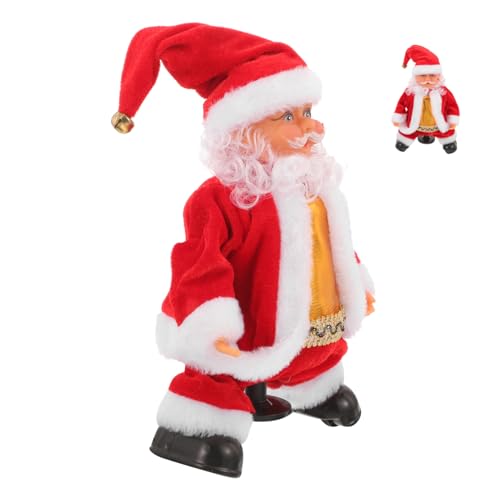 FRCOLOR Elektrische Rotierende Weihnachtsmann Figur ohne Batterien Singende Weihnachtsdekoration Stabile rutschfeste Basis für Festliche Weihnachtsfeiern und Partydeko FRCOLOR Elektrische Rotierende Weihnachtsmann Figur ohne Batterien Singende Weihnachtsdekoration Stabile rutschfeste Basis für Festliche Weihnachtsfeiern und Partydeko von FRCOLOR