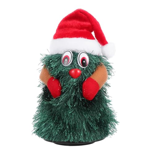 FRCOLOR Elektrische Tanzende Weihnachtspuppe Mit Musik Rotierender Tischweihnachtsbaumfigur Singendes Weihnachtsspielzeug Für Schreibtischdekoration Animiertes Spielzeug Für FRCOLOR Elektrische Tanzende Weihnachtspuppe Mit Musik Rotierender Tischweihnachtsbaumfigur Singendes Weihnachtsspielzeug Für Schreibtischdekoration Animiertes Spielzeug Für von FRCOLOR