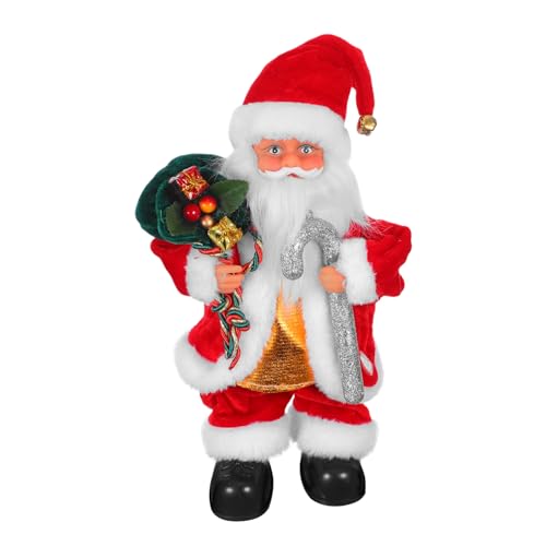FRCOLOR Elektrische Weihnachtsmann Puppe mit Musik Bewegliche Arme Festliche Xmas Dekoration für Weihnachtsfeiern Warmes und Familienzeit FRCOLOR Elektrische Weihnachtsmann Puppe mit Musik Bewegliche Arme Festliche Xmas Dekoration für Weihnachtsfeiern Warmes und Familienzeit von FRCOLOR