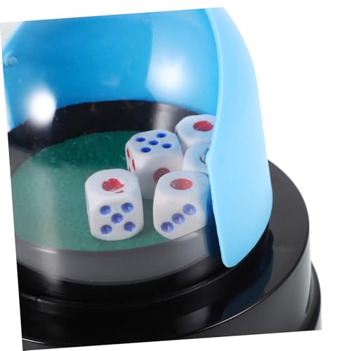 FRCOLOR Elektrischer Würfelbecher Automatische Würfelwalze Elektronischer Dice Shaker Für Bar Ktv Partyspiel Tischspiel Zubehör Blau von FRCOLOR