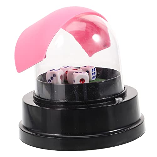FRCOLOR Elektrischer Würfelbecher mit Würfeln Automatischer Dice Shaker für Ktv Party und Familienfeiern Tragbarer Plastik dice Cup Einfach zu Bedienen für Zufällige Farbe Zufällige Farbe von FRCOLOR