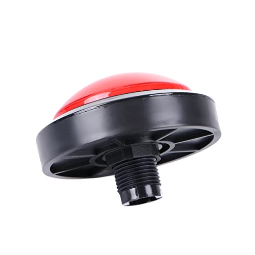 FRCOLOR Elektronischer Spiel Buzzer mit Großem Tastenlicht Digitaler Responder mit Soundalarm für Schnelle Antworten und Wettbewerbe ohne Batterie Poliger Schalter LED Anzeige von FRCOLOR