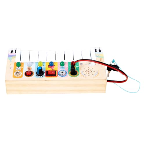 FRCOLOR Elektronisches Holzspielzeug für LED Lichtern Interaktives Kompaktes Lernspielzeug Hand Auge Koordination und Farberkennung Robustes für Unterwegs FRCOLOR Elektronisches Holzspielzeug für LED Lichtern Interaktives Kompaktes Lernspielzeug Hand Auge Koordination und Farberkennung Robustes für Unterwegs von FRCOLOR