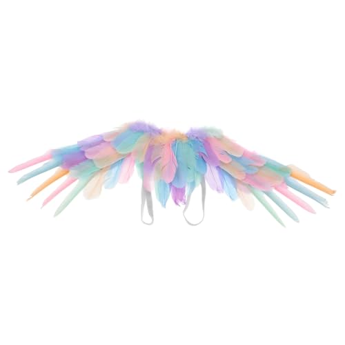 FRCOLOR Engelsflügel Kostüm Requisite für Erwachsene Leicht für Cosplay Halloween Bühnenauftritte Partys Bunten Macaron Farben FRCOLOR Engelsflügel Kostüm Requisite für Erwachsene Leicht für Cosplay Halloween Bühnenauftritte Partys Bunten Macaron Farben von FRCOLOR