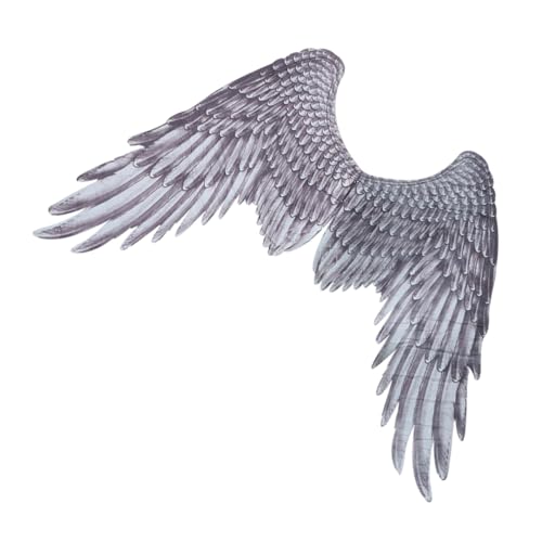 FRCOLOR Engelsflügel Kostüm Zubehör für Erwachsene Große Schwarze Cosplay für Halloween Karneval Partys mit Elastischen Trägern Vielseitige Deko für Veranstaltungen Aufführungen von FRCOLOR