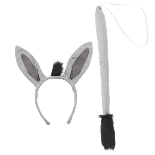 FRCOLOR Esel Kostüm Accessoires Langlebiges Stirnband mit Ohren und Leichtes Cosplay Tier Party Dekor Geeignet für Karneval Fasching Festival Kostüm FRCOLOR Esel Kostüm Accessoires Langlebiges Stirnband mit Ohren und Leichtes Cosplay Tier Party Dekor Geeignet für Karneval Fasching Festival Kostüm von FRCOLOR