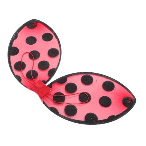 FRCOLOR Faltbare Marienkäfer Flügel Cosplay Party Zubehör Sicher Leicht Tragbar Bühnenperformance Kostüm für Junge Mädchen Fasching Karneval Zufällige Farbe von FRCOLOR