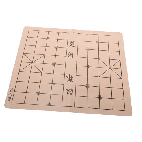 FRCOLOR Faltbares Doppelseitiges Schachbrett aus Leder mit Klarer Linienstruktur Schachspielzubehör für Chinesisches und Traditionelles Schach Geeignet für Erwachsene und Zufällige Farbe FRCOLOR Faltbares Doppelseitiges Schachbrett aus Leder mit Klarer Linienstruktur Schachspielzubehör für Chinesisches und Traditionelles Schach Geeignet für Erwachsene und Zufällige Farbe von FRCOLOR