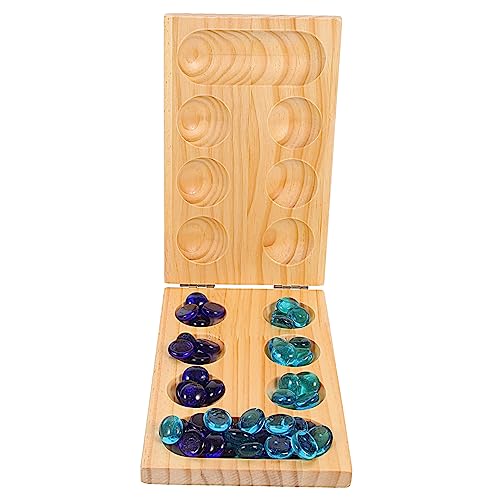 FRCOLOR Faltbares Holz Mancala Brettspiel mit Edelstein und Gedächtnistraining Langlebiges Denkspiel für Erwachsene Tragbares Strategiespiel FRCOLOR Faltbares Holz Mancala Brettspiel mit Edelstein und Gedächtnistraining Langlebiges Denkspiel für Erwachsene Tragbares Strategiespiel von FRCOLOR