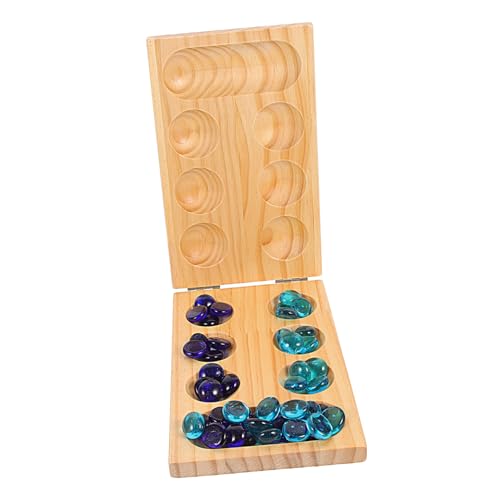FRCOLOR Faltbares Mancala Holzbrett Spielset mit Edelstein Spielsteinen Pädagogisches Denkspiel für Langlebiges Sicheres Brettspiel Gedächtnis und Logischem Denken FRCOLOR Faltbares Mancala Holzbrett Spielset mit Edelstein Spielsteinen Pädagogisches Denkspiel für Langlebiges Sicheres Brettspiel Gedächtnis und Logischem Denken von FRCOLOR