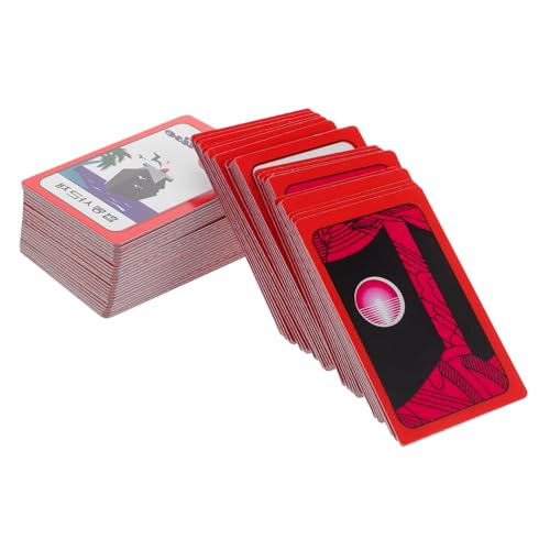 FRCOLOR Familienkartenspiel Papier Spielkarten Tragbares Partyzubehör Glatte Oberfläche Sicheres Material für Indoor Outdoor Spiele Geschenkoption für Erwachsene von FRCOLOR