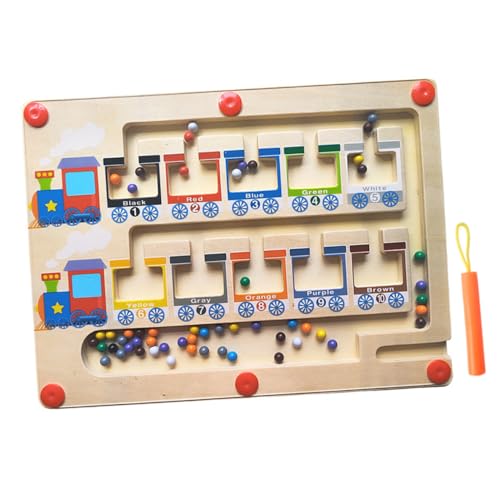 FRCOLOR Farben und Zahlenbrett aus Holz Magnetisches Montessori Motorik für Zählen und Farbenlernen für Vorschulkinder FRCOLOR Farben und Zahlenbrett aus Holz Magnetisches Montessori Motorik für Zählen und Farbenlernen für Vorschulkinder von FRCOLOR