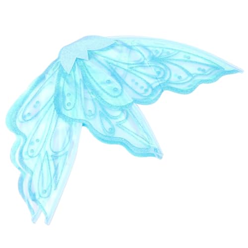 FRCOLOR Feenflügel Rosa Pastell Blau Schmetterling Groß Dekorationen Party Sky-blue Garn von FRCOLOR