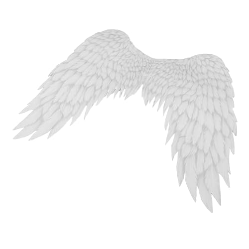 FRCOLOR Festliche Engelsflügel aus Strapazierfähigem Vliesstoff Faltbar und Leicht für Damen Halloween Kostüm Party Dekoration Wiederverwendbar und Platzsparend Weiße Prinzessinnen Flügel FRCOLOR Festliche Engelsflügel aus Strapazierfähigem Vliesstoff Faltbar und Leicht für Damen Halloween Kostüm Party Dekoration Wiederverwendbar und Platzsparend Weiße Prinzessinnen Flügel von FRCOLOR