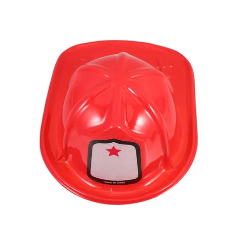 FRCOLOR Feuerwehrhelm Feuerwehrmann Kostüm Zubehör Verstellbar Leicht Atmungsaktiv Für Rollenspiel Halloween Fasching von FRCOLOR