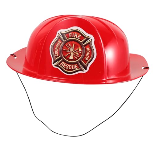 FRCOLOR Feuerwehrhelm Verstellbare Feuerwehrmütze für Rollenspiele Kostüm Zubehör für Kindergeburtstag Halloween Themenpartys für Feuerwehr Fans und Kreative Kostüme FRCOLOR Feuerwehrhelm Verstellbare Feuerwehrmütze für Rollenspiele Kostüm Zubehör für Kindergeburtstag Halloween Themenpartys für Feuerwehr Fans und Kreative Kostüme von FRCOLOR