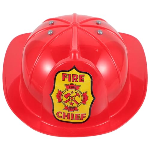 FRCOLOR Feuerwehrmann Helm für Cosplay Feuerwehrkostüm Zubehör Stabiler Kunststoffhelm für Jungen und Mädchen für Karneval Halloween und Rollenspiele FRCOLOR Feuerwehrmann Helm für Cosplay Feuerwehrkostüm Zubehör Stabiler Kunststoffhelm für Jungen und Mädchen für Karneval Halloween und Rollenspiele von FRCOLOR