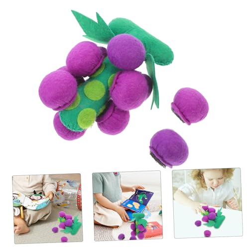 FRCOLOR Filz Traubenspielzeug aus Vliesstoff Kreatives Montessori Lernspielzeug mit Traubenperlen Farbenfrohes Sicheres Bastelset für Geburtstage Partys und Frühkindliche FRCOLOR Filz Traubenspielzeug aus Vliesstoff Kreatives Montessori Lernspielzeug mit Traubenperlen Farbenfrohes Sicheres Bastelset für Geburtstage Partys und Frühkindliche von FRCOLOR