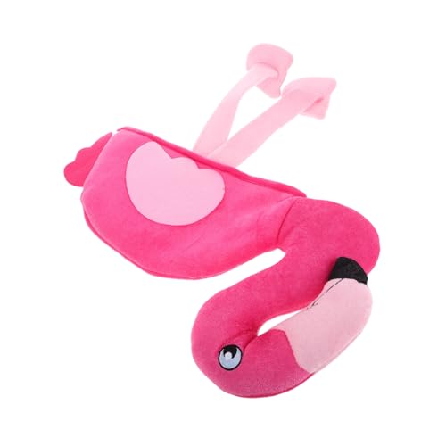 FRCOLOR Flamingo Hut für Erwachsene Lustige Tiermütze für Valentinstag Partys Atmungsaktiv Vielseitig Einsetzbar für Kostümpartys Rollenspiele von FRCOLOR