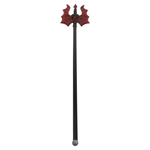FRCOLOR Flammen-dreizack- Blutige Halloween-Dekoration Personal Halloween-flammenlichter Im Freien Pitchgabel-stütze Dreizack Zauberstab Gefälschte Heugabel Plastik von FRCOLOR