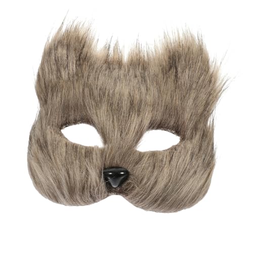 FRCOLOR Flauschige Fuchsmaske für Karneval und Halloween Halbgesichtsmaske für Cosplay Tiermasken für Partys Elastisch und Unisex für Kostüme und Besondere Anlässe FRCOLOR Flauschige Fuchsmaske für Karneval und Halloween Halbgesichtsmaske für Cosplay Tiermasken für Partys Elastisch und Unisex für Kostüme und Besondere Anlässe von FRCOLOR