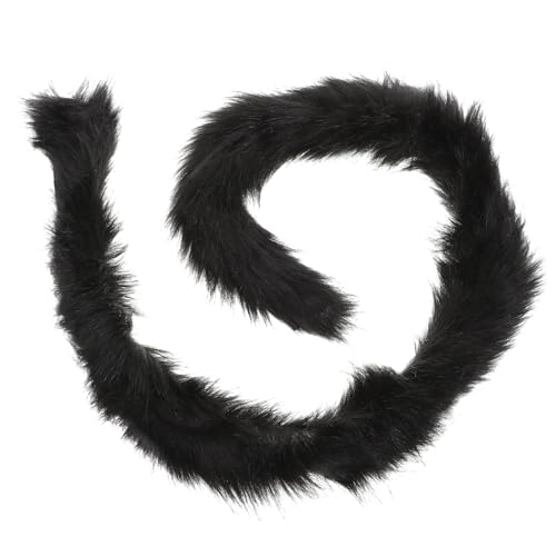 FRCOLOR Fluffy Boa Kunstfell Stola Schwarz Flauschige Federboa für Damen Halloween Weihnachtsfest Karneval Party Accessoire Warm und Vielseitig Schneidbar FRCOLOR Fluffy Boa Kunstfell Stola Schwarz Flauschige Federboa für Damen Halloween Weihnachtsfest Karneval Party Accessoire Warm und Vielseitig Schneidbar von FRCOLOR