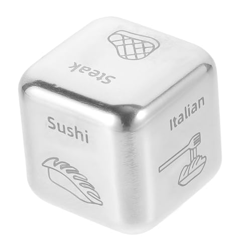 FRCOLOR Food Decision Dice Würfel Lustiges Essenswahlspiel Ohne Batterien Robustes Material Praktisch Für Familie Freunde Entscheidungshilfe Bei Mahlzeiten FRCOLOR Food Decision Dice Würfel Lustiges Essenswahlspiel Ohne Batterien Robustes Material Praktisch Für Familie Freunde Entscheidungshilfe Bei Mahlzeiten von FRCOLOR