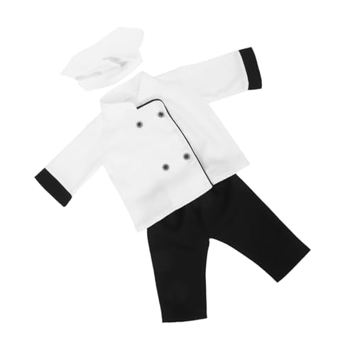 FRCOLOR Fotoshooting Outfit Chef Kostüm für Neugeborene Jungen Mädchen Weiches Sicheres Polyester Babyfoto Requisit mit für Tage Erinnerung FRCOLOR Fotoshooting Outfit Chef Kostüm für Neugeborene Jungen Mädchen Weiches Sicheres Polyester Babyfoto Requisit mit für Tage Erinnerung von FRCOLOR