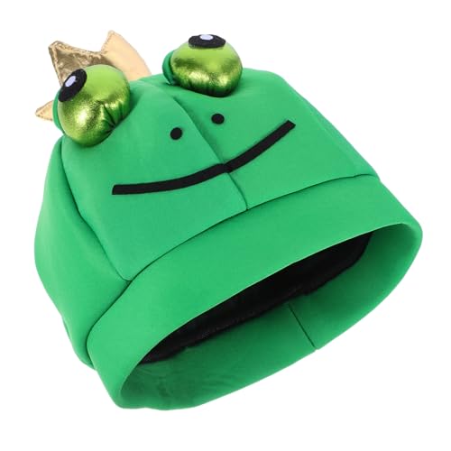FRCOLOR Frosch Kostüm Hut Vollkopf Tierkostüm Kopfbedeckung für Halloween Karneval Cosplay Party Unisex für Erwachsene FRCOLOR Frosch Kostüm Hut Vollkopf Tierkostüm Kopfbedeckung für Halloween Karneval Cosplay Party Unisex für Erwachsene von FRCOLOR