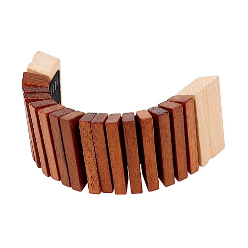FRCOLOR Frühes Pädagogisches Holz Percussion Schlange Form Glatte Kanten Sicher für Junge Mädchen und Kleinkinder Interaktives Musikspielzeug zur Musikalischen Früherziehung und Eltern FRCOLOR Frühes Pädagogisches Holz Percussion Schlange Form Glatte Kanten Sicher für Junge Mädchen und Kleinkinder Interaktives Musikspielzeug zur Musikalischen Früherziehung und Eltern von FRCOLOR