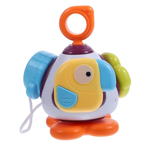 FRCOLOR Frühförderndes Sensory Sechseitig mit Handgreifball Fördert Motorische Fähigkeiten und Sensorische Entwicklung Leicht Tragbar Sichere Materialien Lernspielzeug für Kleinkinder von FRCOLOR