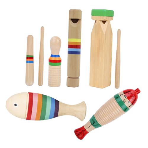FRCOLOR Frühpädagogisches Holz Musikinstrument für Teiliges Percussion mit Fischfrosch Scraper Zugpfeife Regenbogen Klatsche Sicher Klarer Fördert Motorische und Kognitive Fähigkeiten FRCOLOR Frühpädagogisches Holz Musikinstrument für Teiliges Percussion mit Fischfrosch Scraper Zugpfeife Regenbogen Klatsche Sicher Klarer Fördert Motorische und Kognitive Fähigkeiten von FRCOLOR