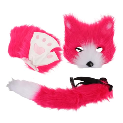 FRCOLOR Fuchs Kostüm Set Teilig mit Realistischer Fuchsmaske Falschem und Handschuhen aus Leichtem Strapazierfähigem Material für Halloween Karneval und Cosplay Party FRCOLOR Fuchs Kostüm Set Teilig mit Realistischer Fuchsmaske Falschem und Handschuhen aus Leichtem Strapazierfähigem Material für Halloween Karneval und Cosplay Party von FRCOLOR