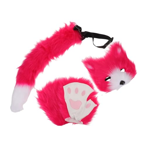 FRCOLOR Fuchs Kostüm Set Teilig mit Realistischer Maske und Handschuhen Kunstvoll Verarbeitet für Halloween Cosplay Karneval und Mottopartys Erwachsenengröße Vielseitig Kombinierbar FRCOLOR Fuchs Kostüm Set Teilig mit Realistischer Maske und Handschuhen Kunstvoll Verarbeitet für Halloween Cosplay Karneval und Mottopartys Erwachsenengröße Vielseitig Kombinierbar von FRCOLOR