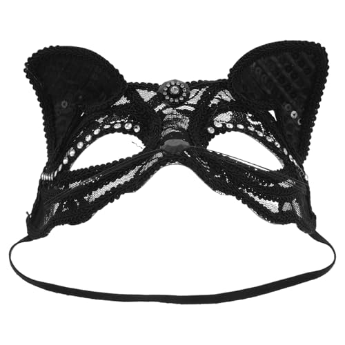 FRCOLOR Fuchs-gesichtsmaske Mit Spitze Für Frauen, Halloween-maskerade-maske, Kreative Halbmaske Für Party, Exquisite Tiermaske Für Cosplay-versammlung FRCOLOR Fuchs-gesichtsmaske Mit Spitze Für Frauen, Halloween-maskerade-maske, Kreative Halbmaske Für Party, Exquisite Tiermaske Für Cosplay-versammlung von FRCOLOR