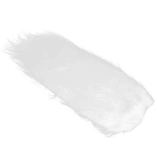 FRCOLOR Gefälschter Pflegebart Und Geformtes Fell Für Erwachsene Halloween Kostüm Maskerade Leichte Halloween Party Gefälschter Zauberer Realistischer Bart Farbe Grauweiß von FRCOLOR