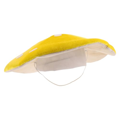 FRCOLOR Gelber Pilzhut Kinderlustiger Clown Kostümhut für Halloween Festival Party Fotoshooting Bühnenaccessoire FRCOLOR Gelber Pilzhut Kinderlustiger Clown Kostümhut für Halloween Festival Party Fotoshooting Bühnenaccessoire von FRCOLOR