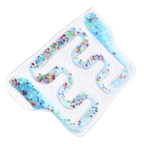 FRCOLOR Gelgefülltes Maze Board für PVC Sensory Toy zur Hand Augen koordination Stressabbau und Feinmotoriktraining Leichtes Puzzle Maze Spiel Konzentration und Geschicklichkeit von FRCOLOR