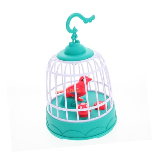 FRCOLOR Geräuschaktiviertes Vogelkäfig mit Realistischem Gesang und Zwitschern Kompakt und Tragbar für Büro Zuhause Kindergeburtstage und Dekoration FRCOLOR Geräuschaktiviertes Vogelkäfig mit Realistischem Gesang und Zwitschern Kompakt und Tragbar für Büro Zuhause Kindergeburtstage und Dekoration von FRCOLOR