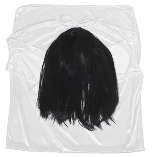 FRCOLOR Ghost Bride Kostüm Weißes Halloween Kleid mit Schwarzer Perücke Gruseliges Damenkostüm für Halloween Party und Karneval Verkleidung Cosplay FRCOLOR Ghost Bride Kostüm Weißes Halloween Kleid mit Schwarzer Perücke Gruseliges Damenkostüm für Halloween Party und Karneval Verkleidung Cosplay von FRCOLOR