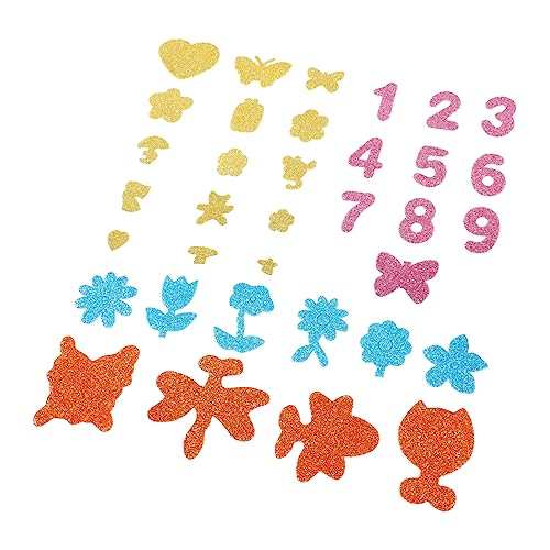 FRCOLOR Glitzernde Selbstklebende Aufkleber für Bunten Motiven für Bastelprojekte Sicher und Vielseitig Einsetzbar für Kreative Aktivitäten FRCOLOR Glitzernde Selbstklebende Aufkleber für Bunten Motiven für Bastelprojekte Sicher und Vielseitig Einsetzbar für Kreative Aktivitäten von FRCOLOR