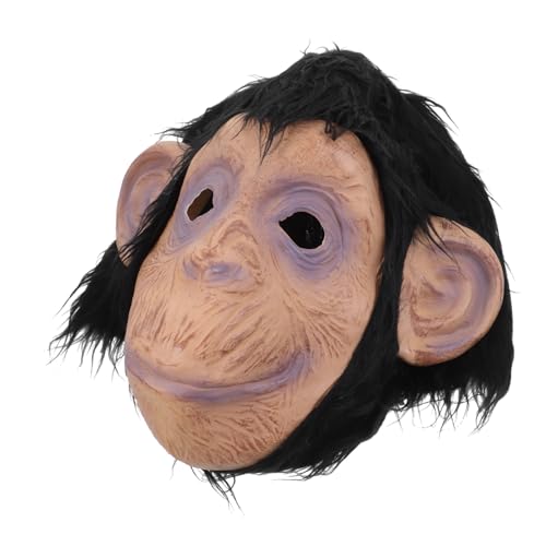 FRCOLOR Gorilla Kopfmaske für Cosplay Schaurige Halloween Maske Witziges Kostümzubehör für Karneval und Maskerade FRCOLOR Gorilla Kopfmaske für Cosplay Schaurige Halloween Maske Witziges Kostümzubehör für Karneval und Maskerade von FRCOLOR