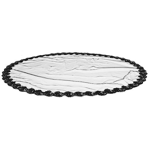 FRCOLOR Gothic Schwarzer Brautschleier Halloween Schleier Weichem Tüll Taillenlanger Damen Schleier für Kostüm Party Cosplay Geisterbraut Haarschmuck Kamm FRCOLOR Gothic Schwarzer Brautschleier Halloween Schleier Weichem Tüll Taillenlanger Damen Schleier für Kostüm Party Cosplay Geisterbraut Haarschmuck Kamm von FRCOLOR